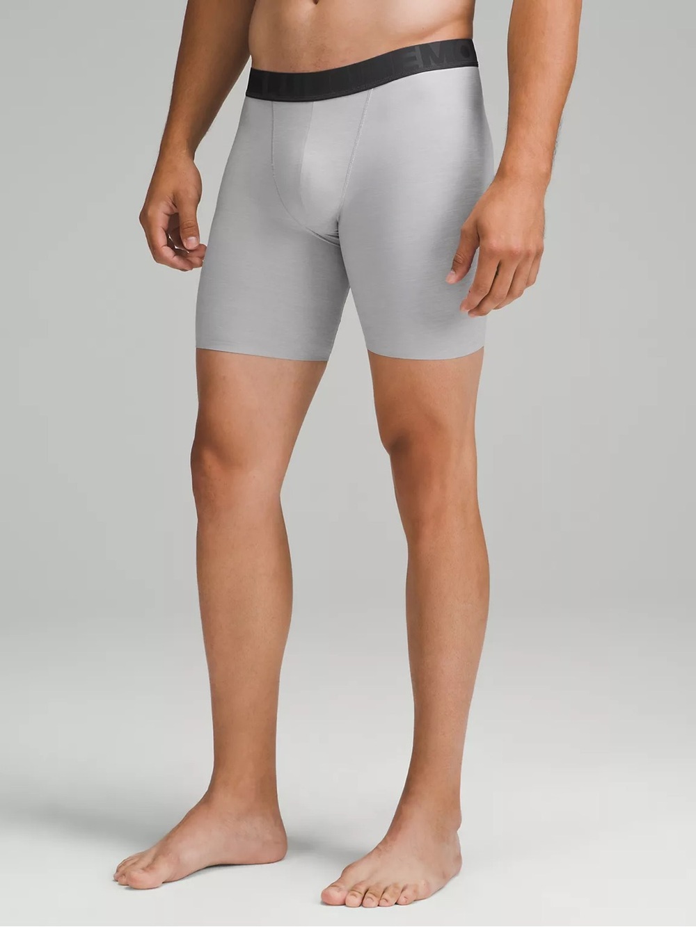 Lululemon Built To Move Long Boxer 7" Gray Grey M Medium NEW NWOT